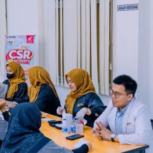 Bangun Budaya Hidup Sehat di Lingkungan Kerja, Honda Banten Adakan Donor Darah dan Cek Kesehatan